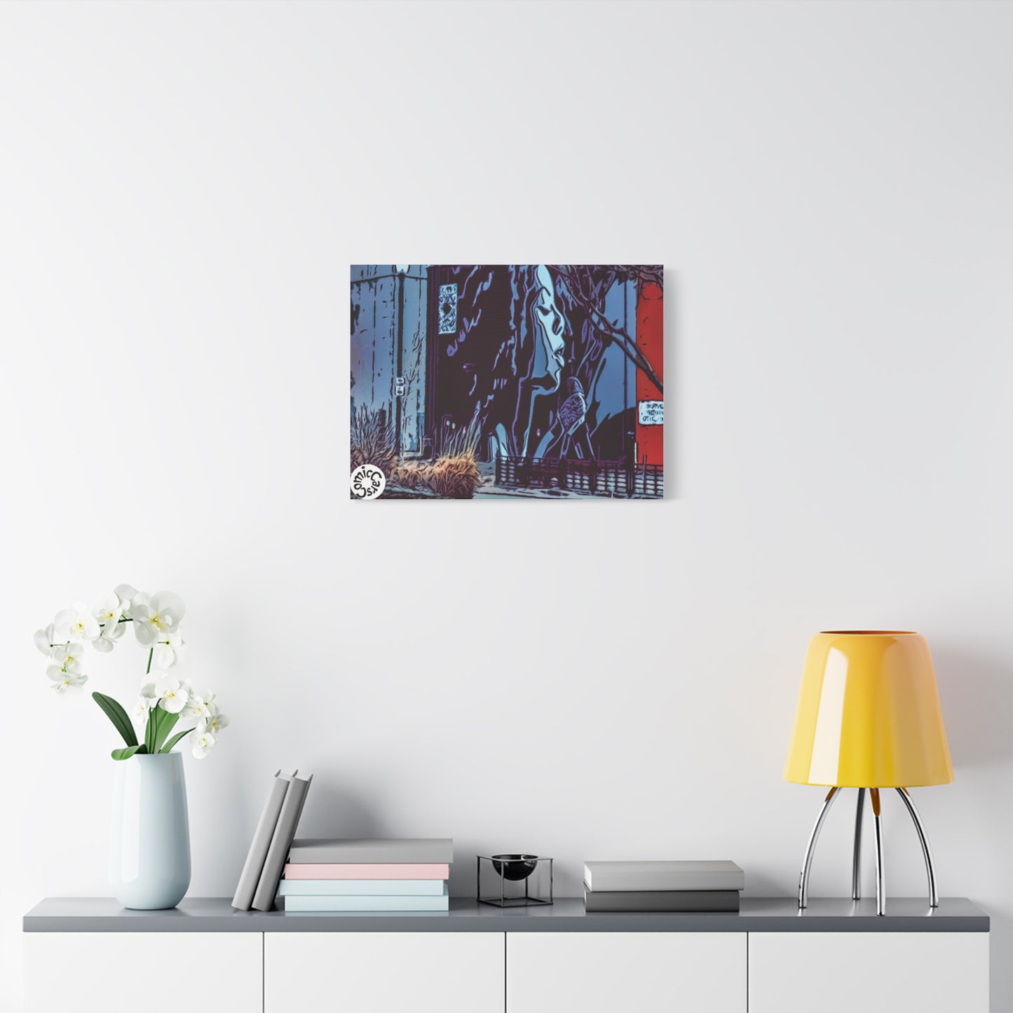 Sioux Falls Street Art Matte Canvas Wall Art Urban Home Decor