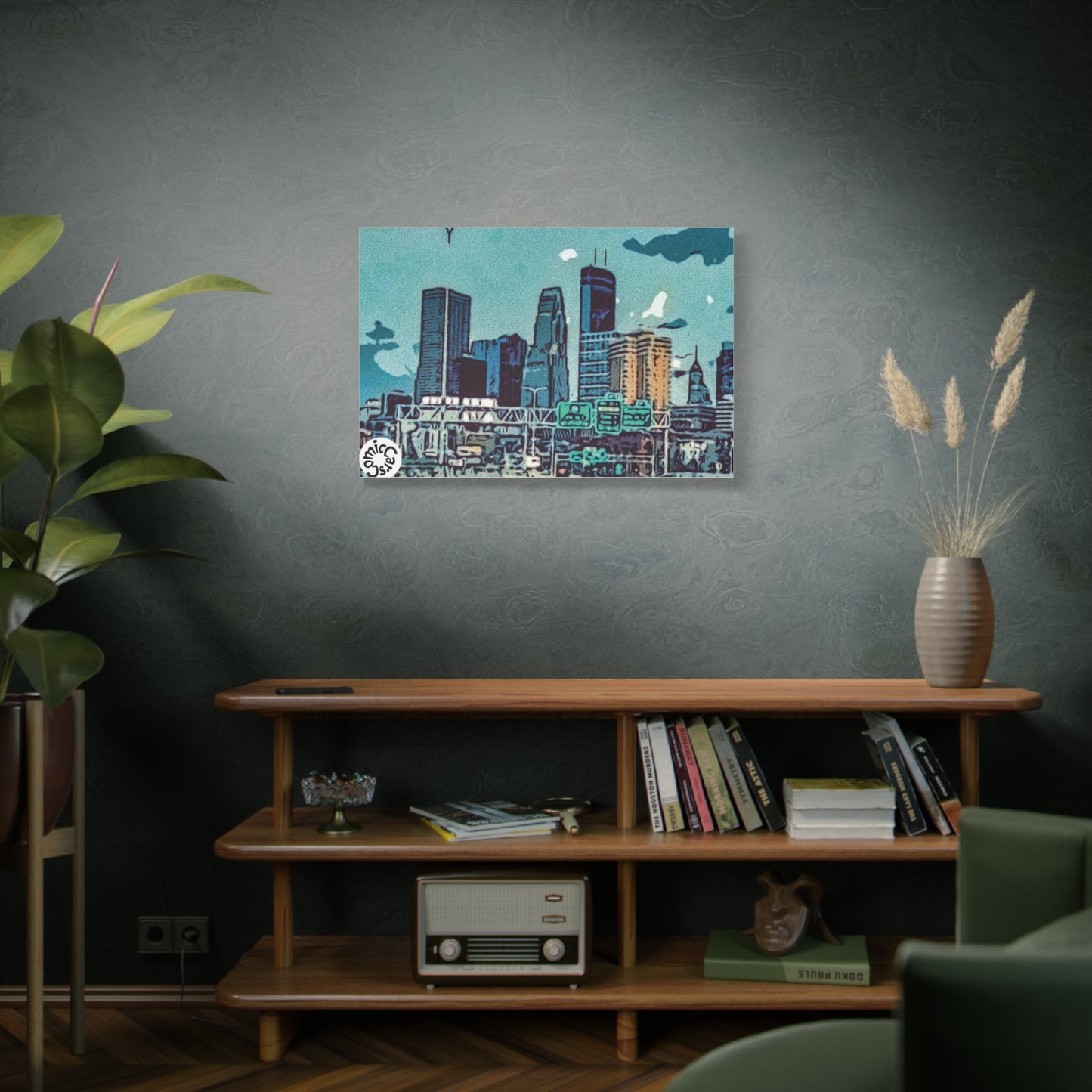 Minneapolis Cruises City Matte Canvas Wall Art