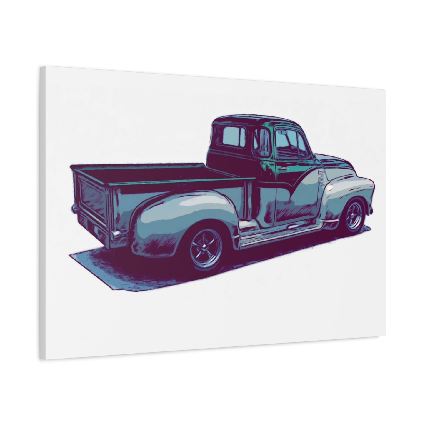 Iron Hauler ’52 – Vintage Pickup Comic Car Wall Art