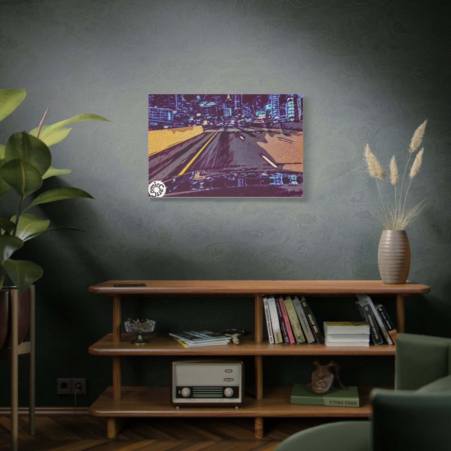 Atlanta Night Cruises, City, Matte Canvas Wall Art