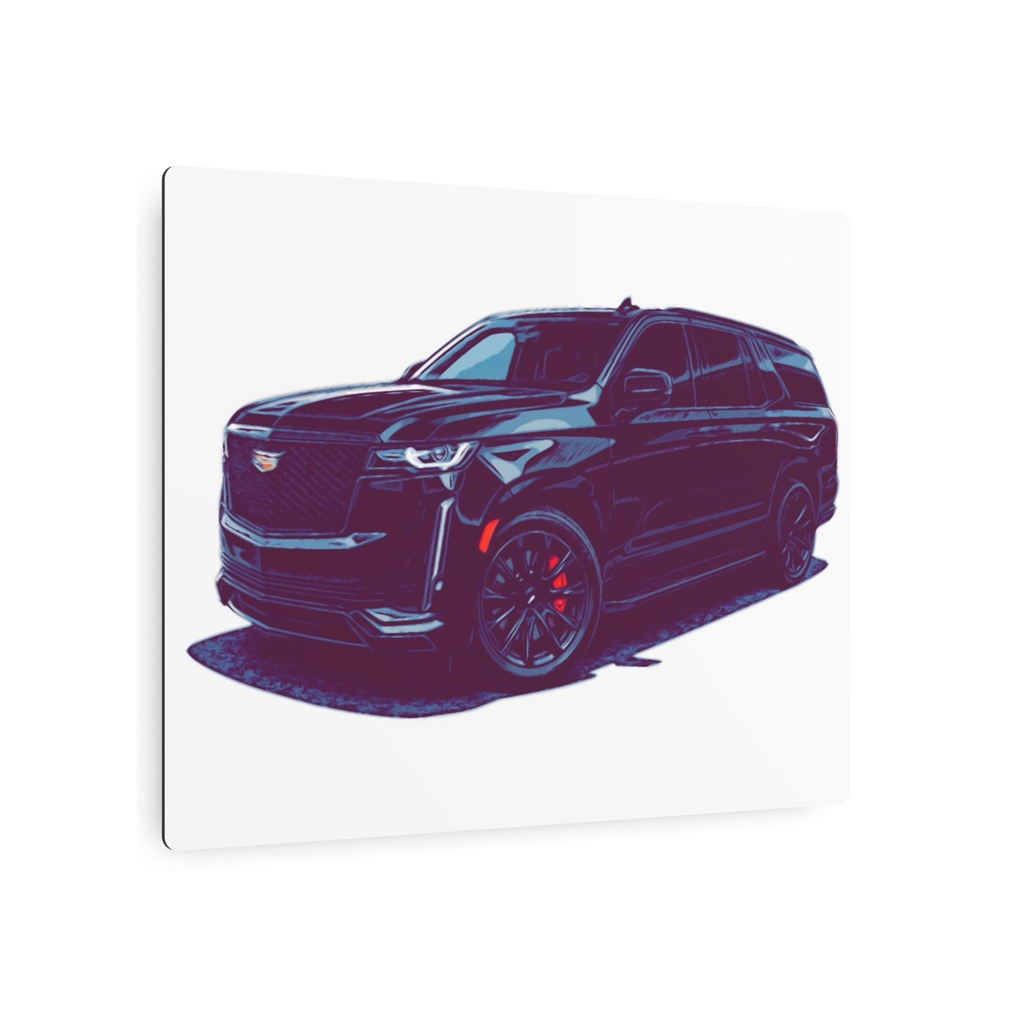 Obsidian Command – Modern Performance SUV Comic Wall Art