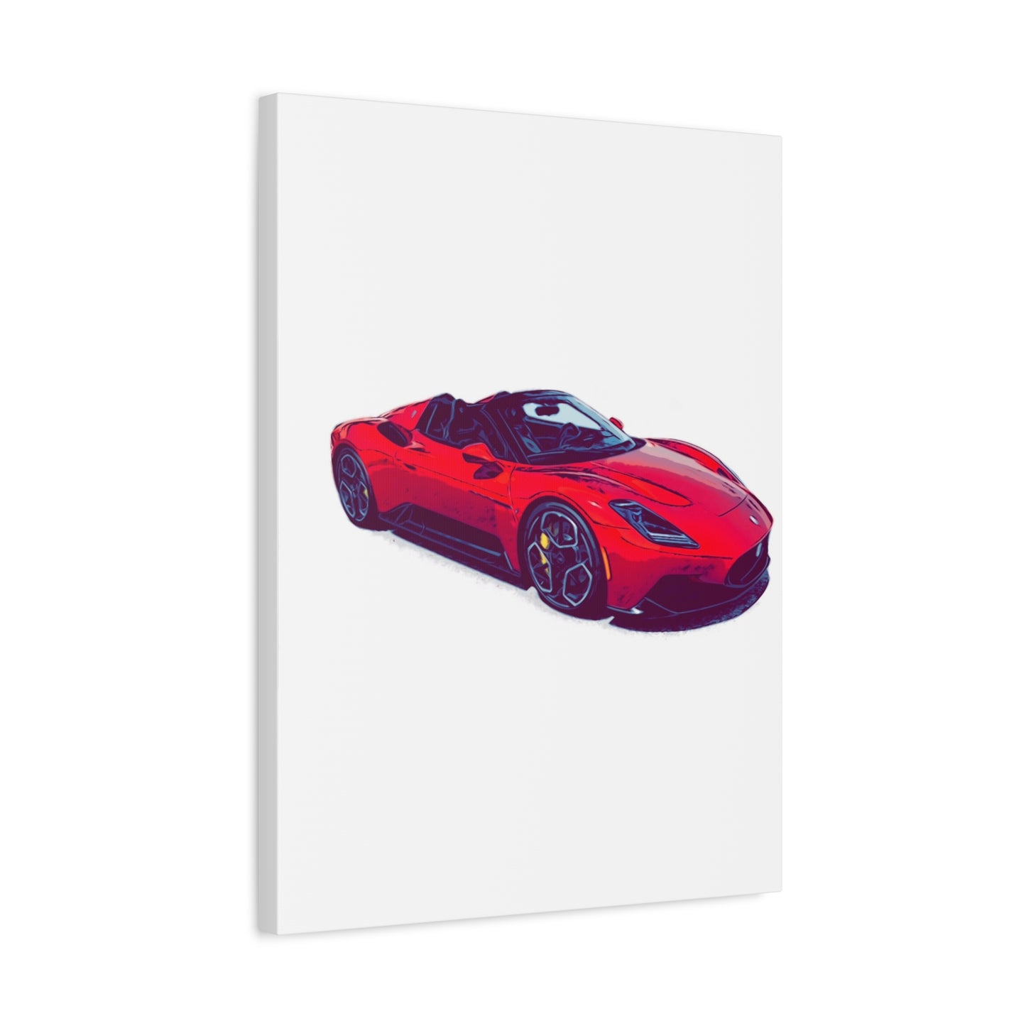 Scarlet Velocity – Modern Exotic Convertible Comic Wall Art