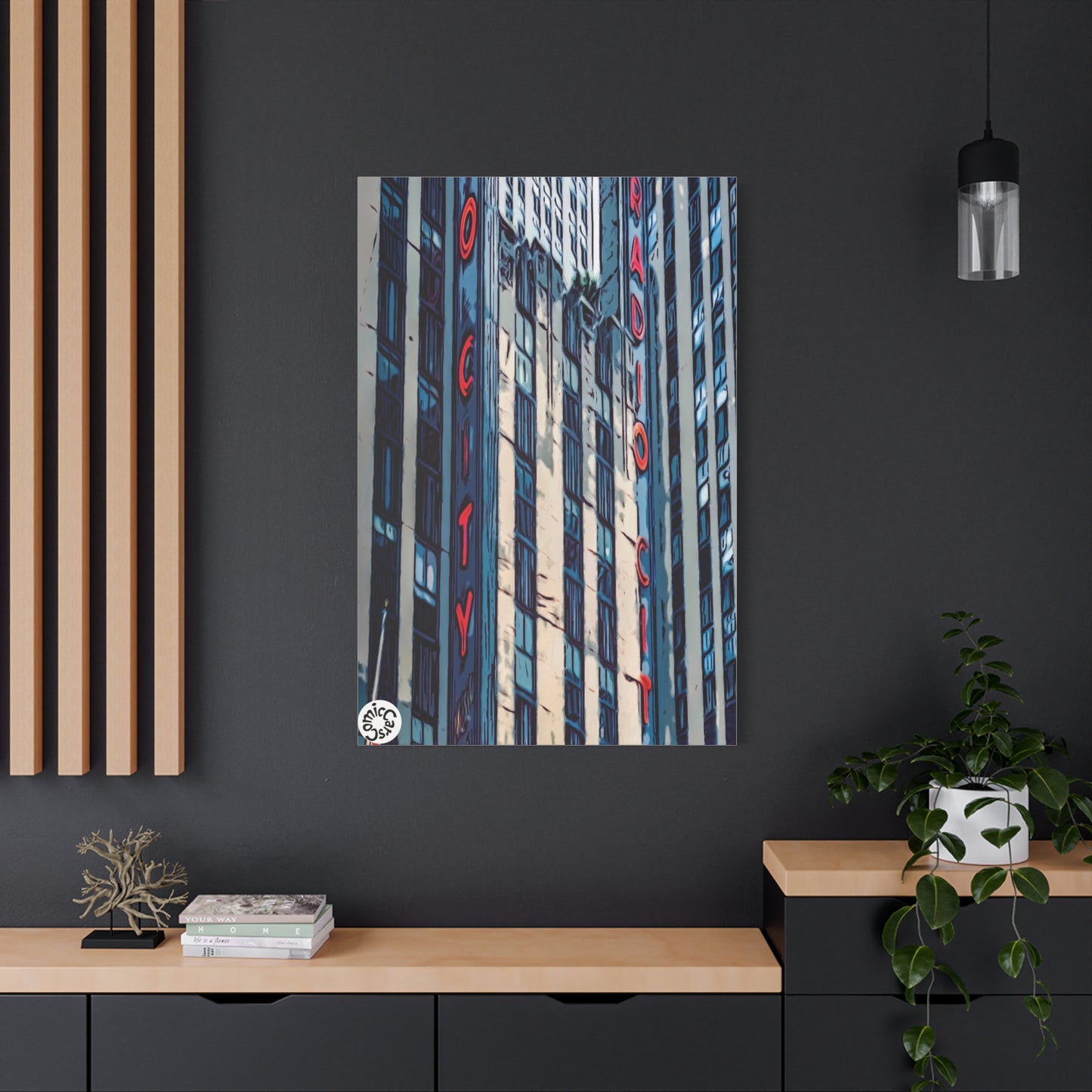 New York City Matte Canvas Wall Art Urban Decor Statement Piece