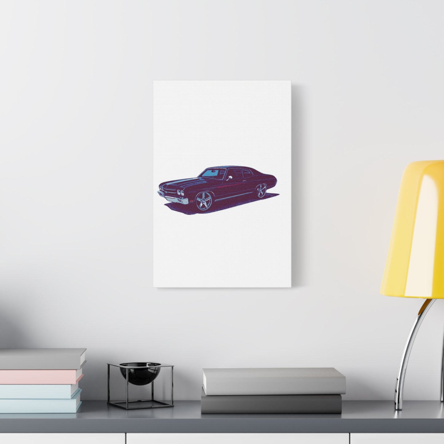 Steelline Sovereign – Classic Muscle Sedan Comic Wall Art