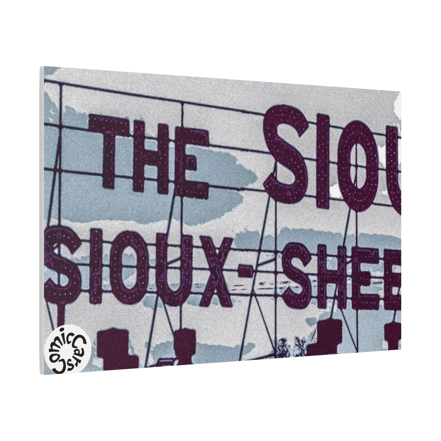 Sioux Falls City Matte Canvas Wall Art Urban Decor
