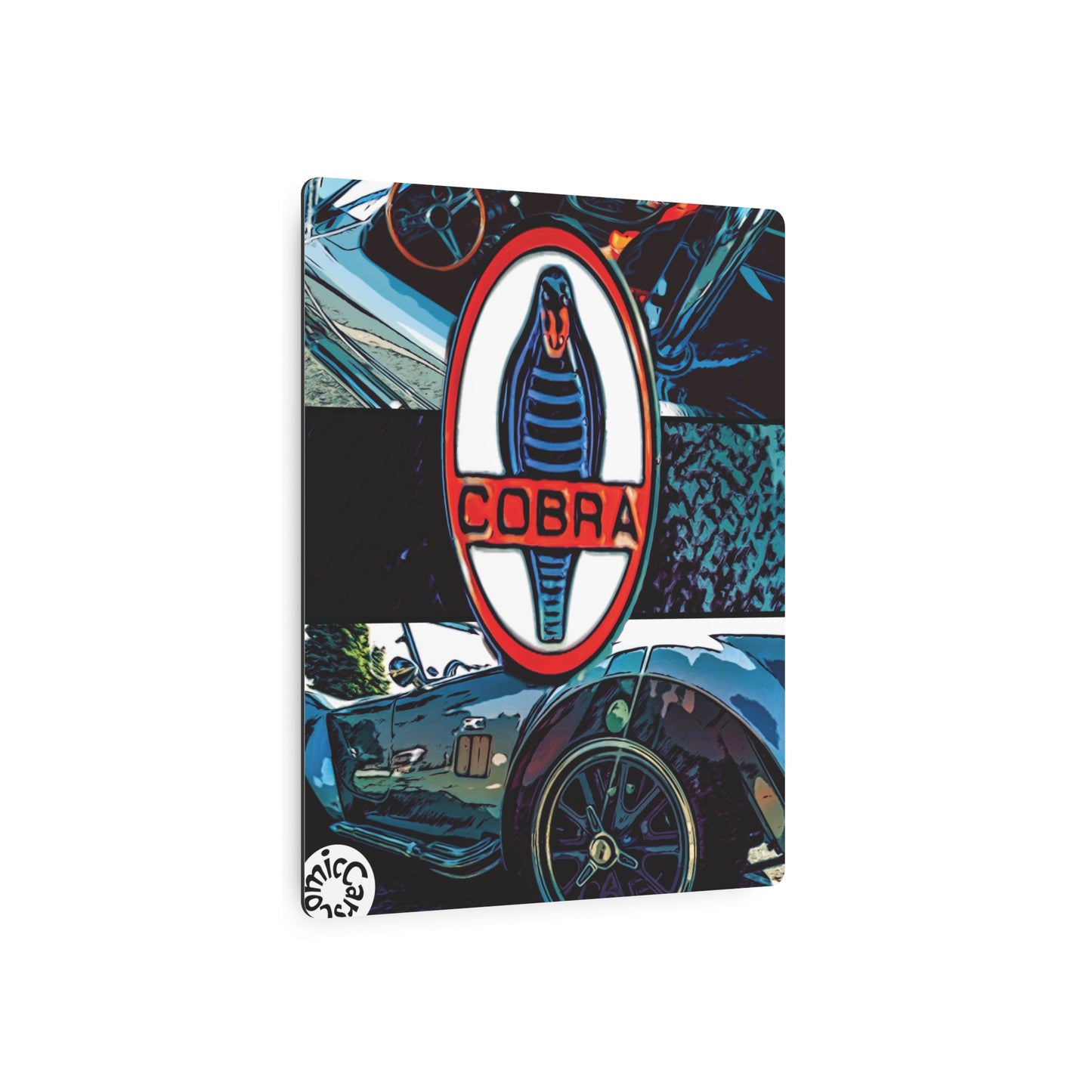 Comic My Ride Metal Art Sign Aluminum Wall Decor with Hanging Hook Multiple Sizes Available