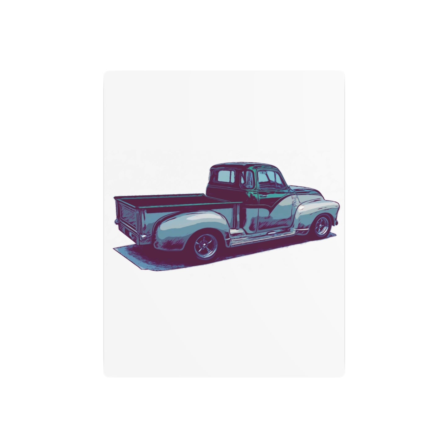 Iron Hauler ’52 – Vintage Pickup Comic Car Wall Art