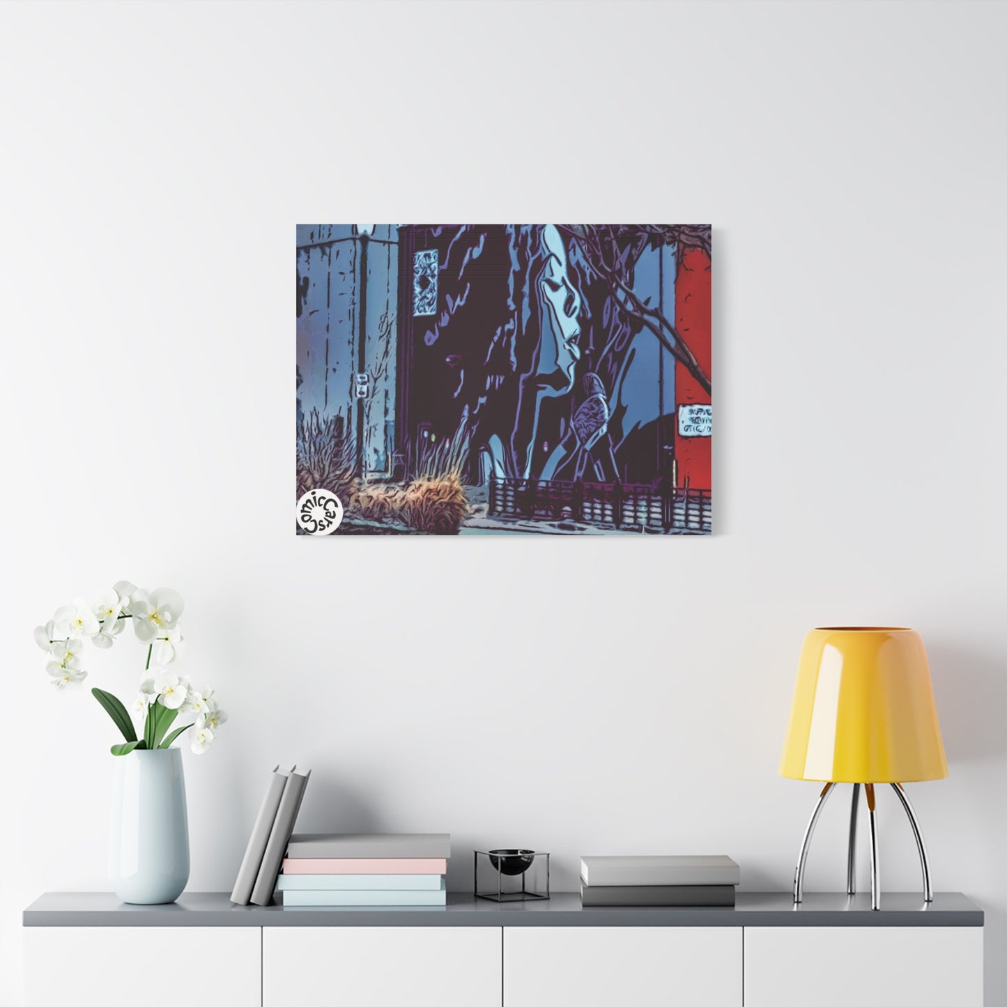 Sioux Falls Street Art Matte Canvas Wall Art Urban Home Decor