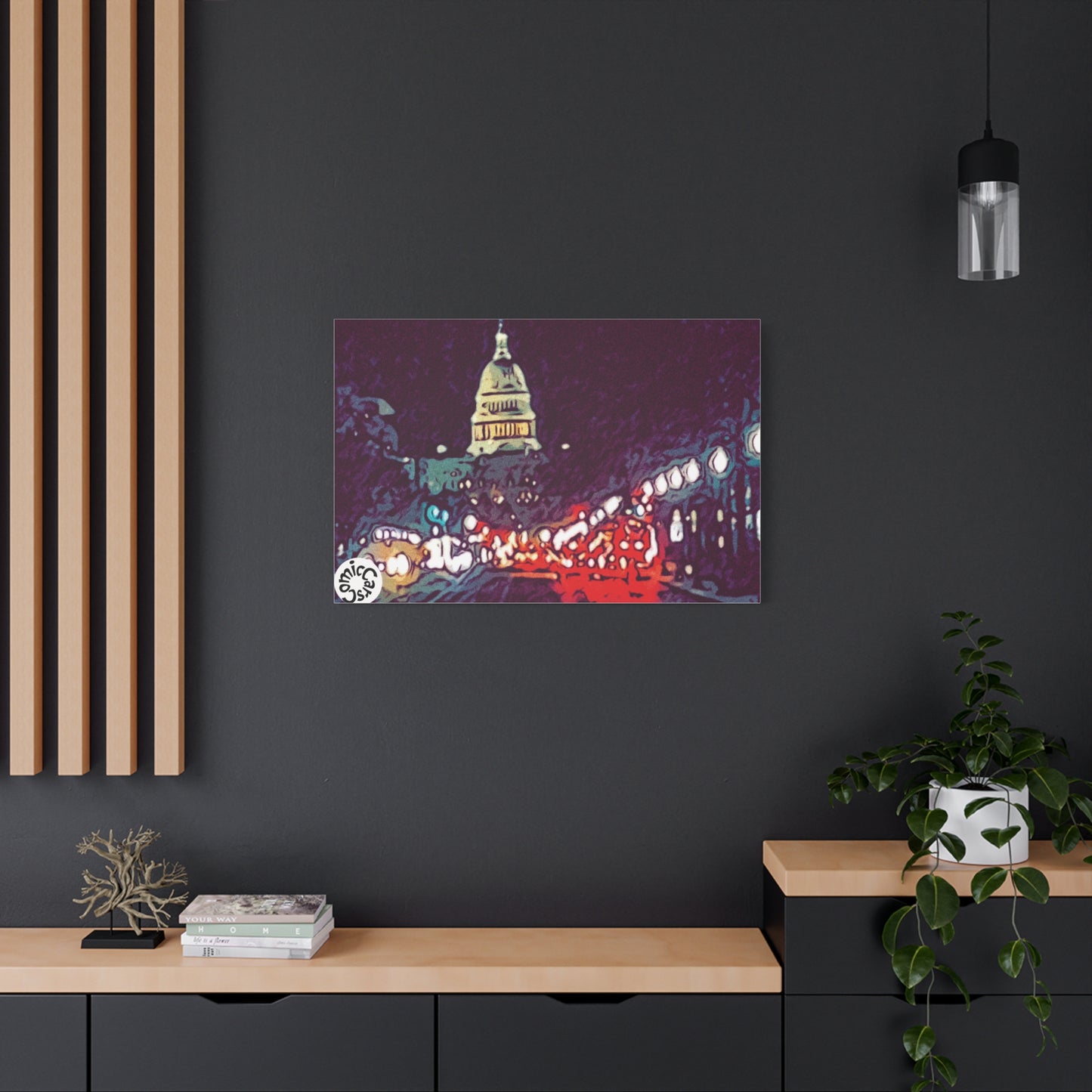 Washington DC Cityscape Matte Canvas Wall Art