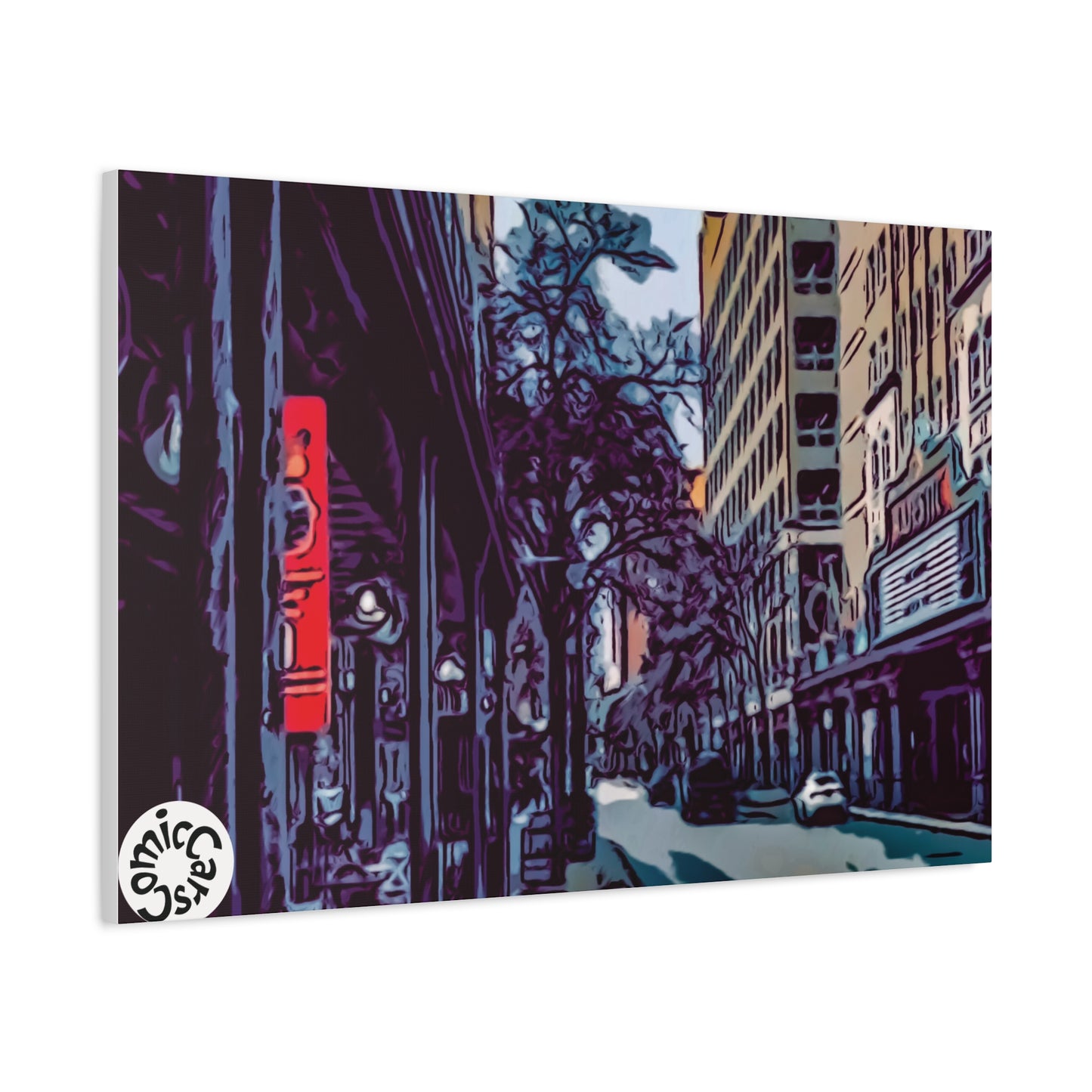 San Antonio Cruises City Matte Canvas Wall Art