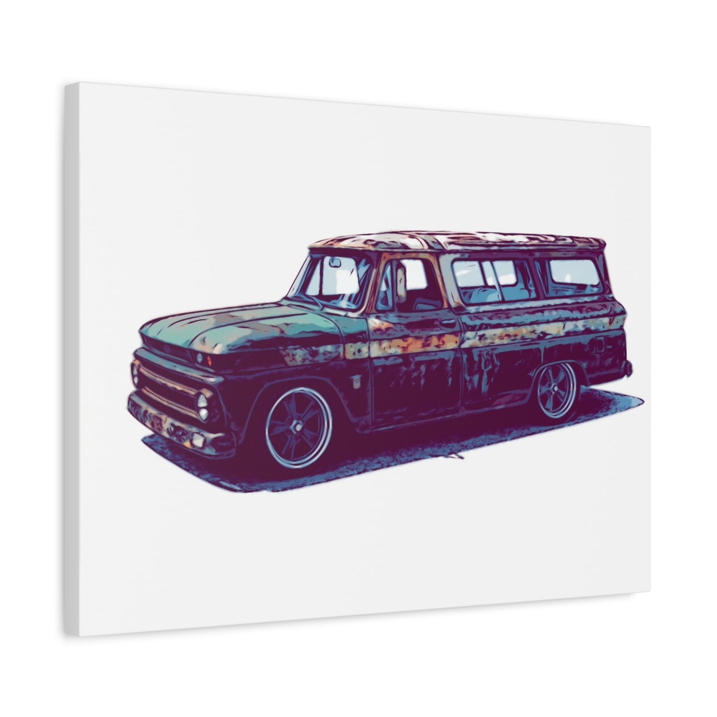 Rustline Voyager – Patina Classic Suburban Comic Wall Art