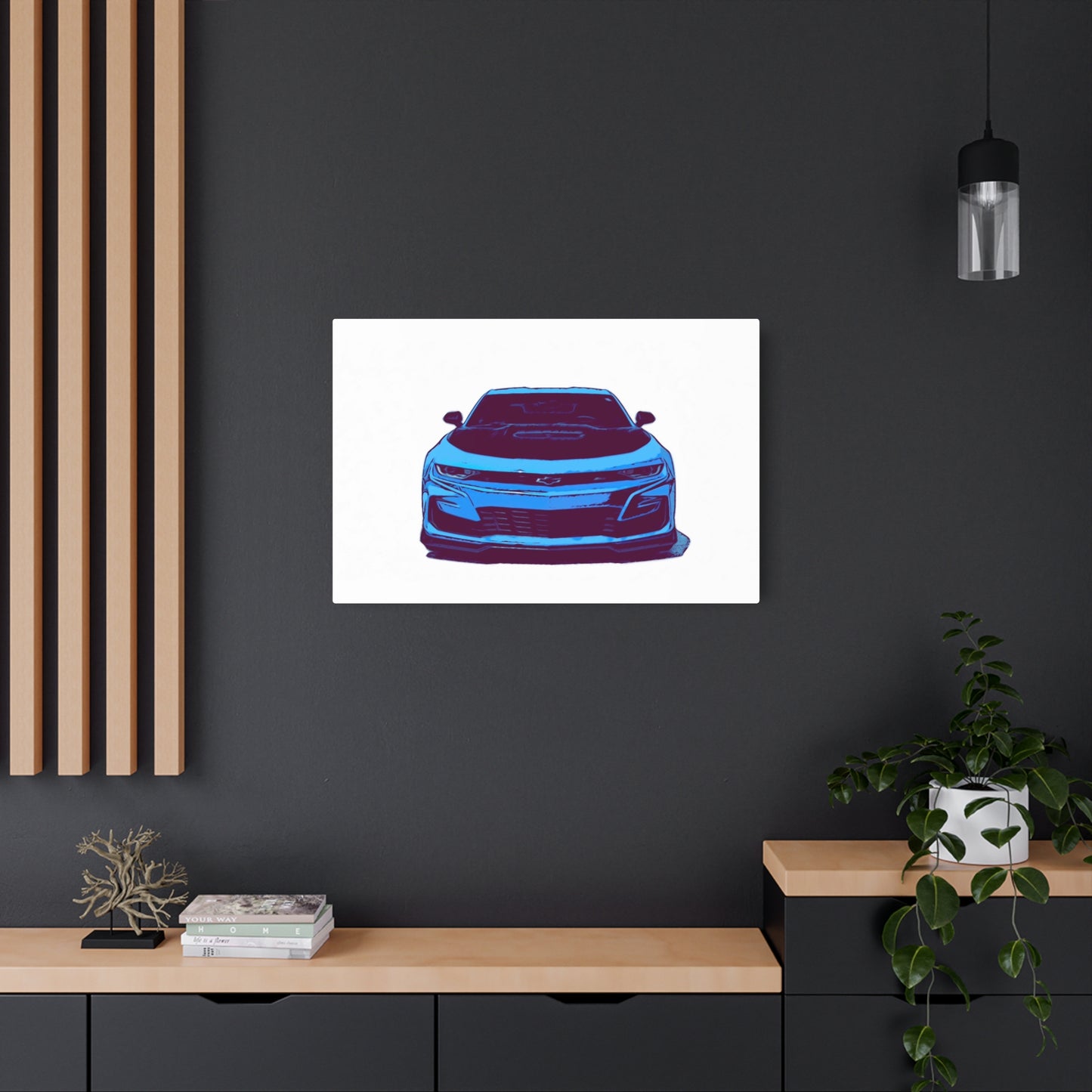 Frontline Muscle – Modern Performance Comic Car Wall Art