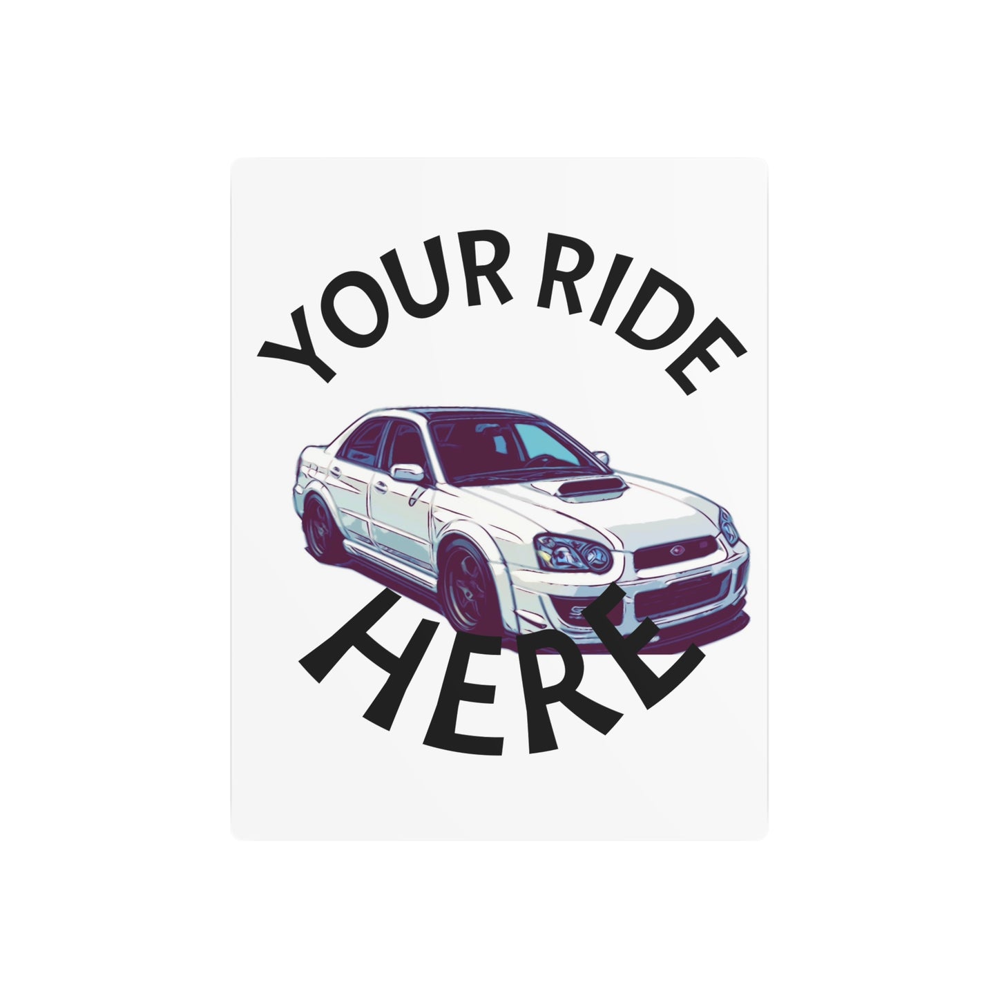 Comic My Ride – Custom Cartoon Car Illustration from Your Vehicle Photo