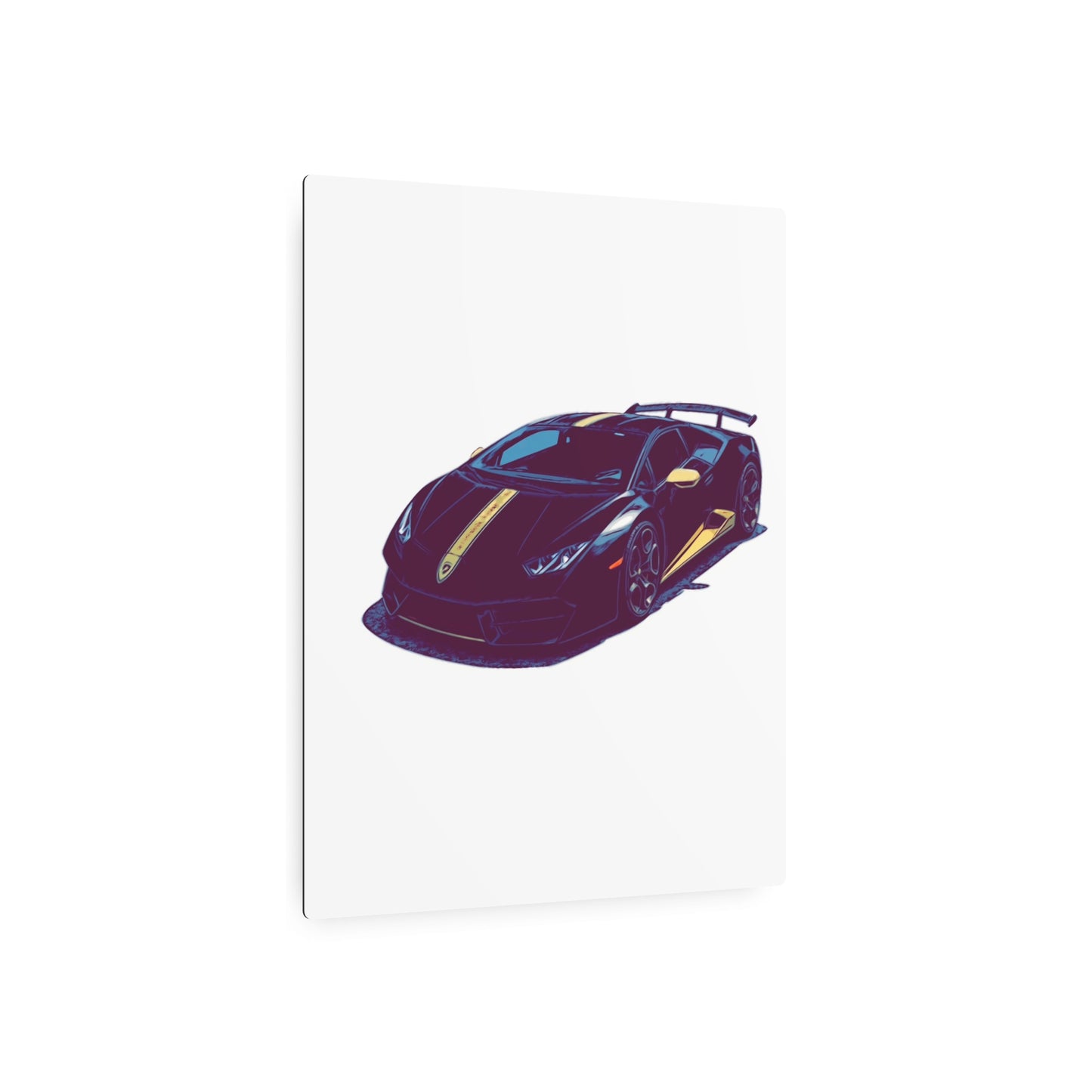 Goldline Fury – Exotic Supercar Comic Wall Art