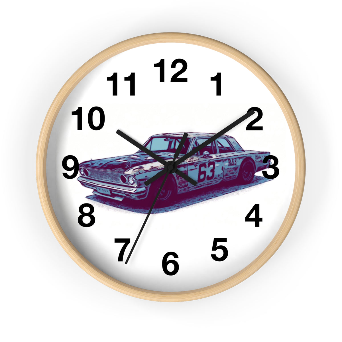 Comic My Ride Wall Clock