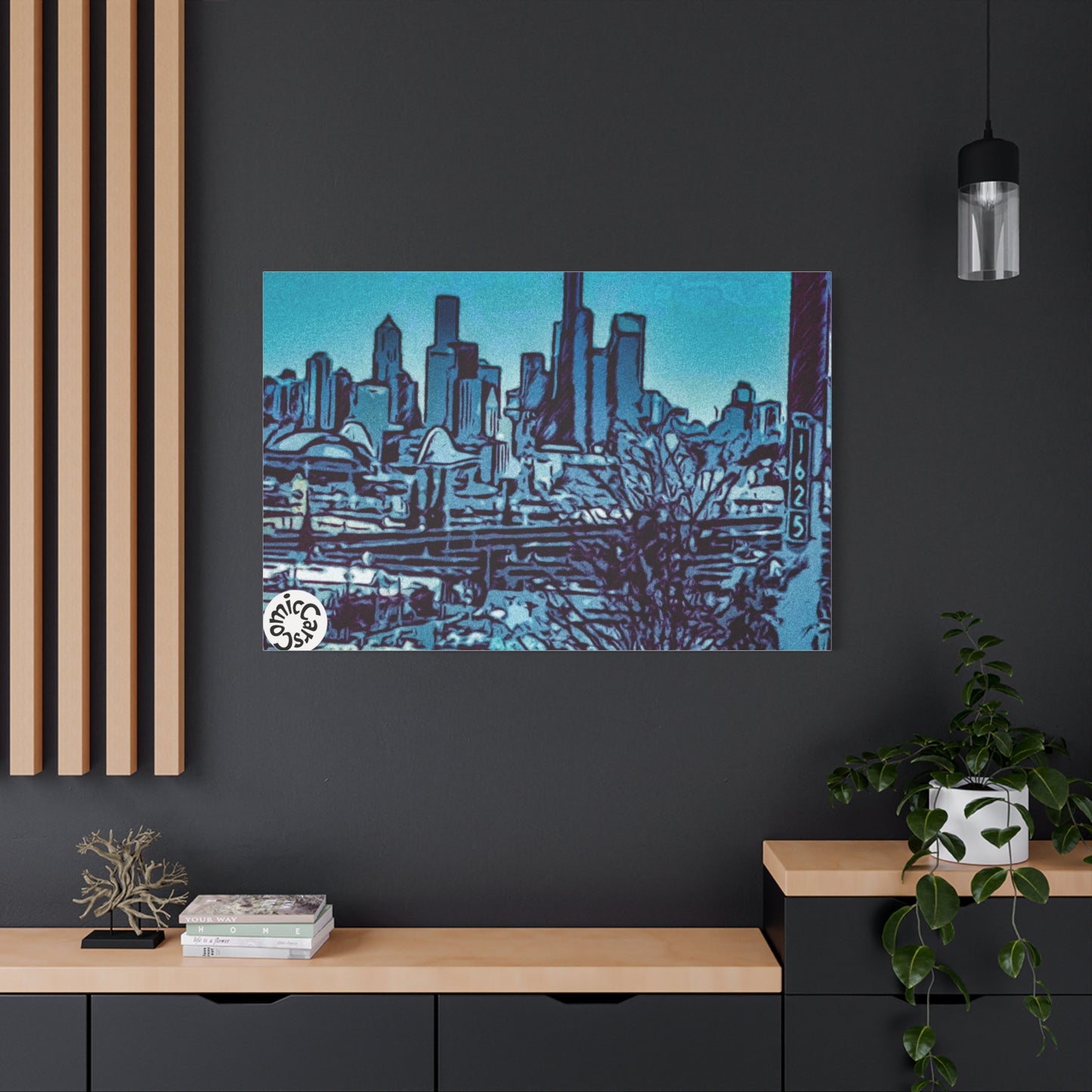 Seattle Cruises City Matte Canvas Wall Art