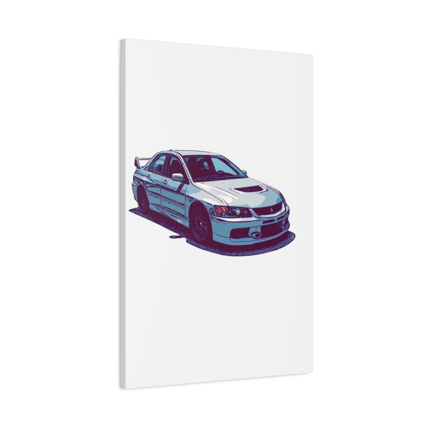 Rally Bloodline – Turbo Performance Sedan Comic Car Wall Art
