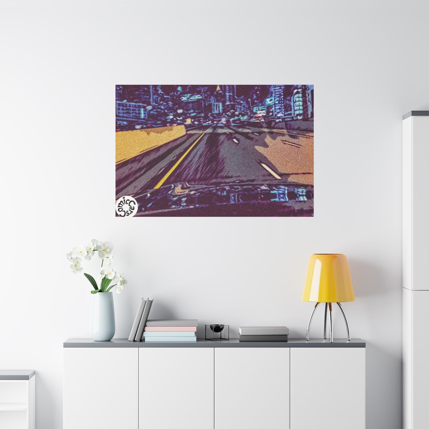 Atlanta Night Cruises, City, Matte Canvas Wall Art