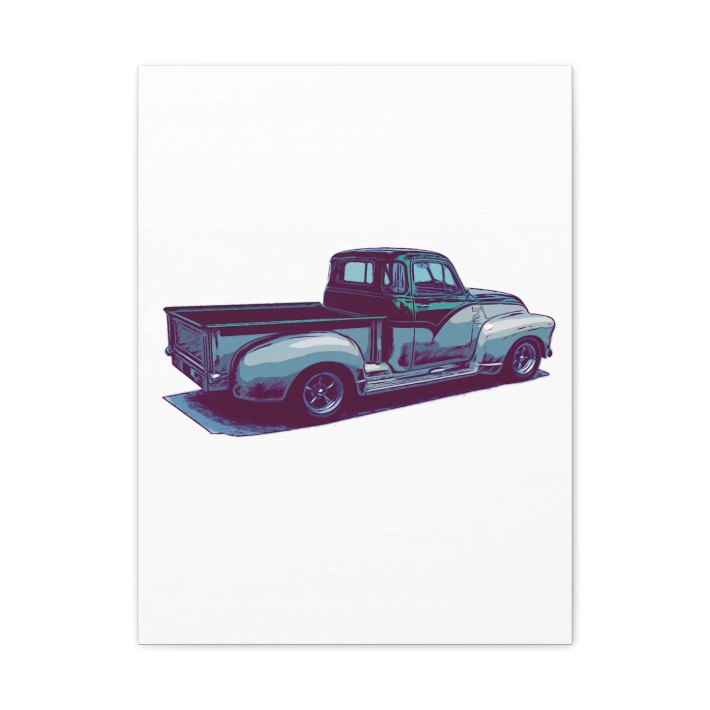 Iron Hauler ’52 – Vintage Pickup Comic Car Wall Art