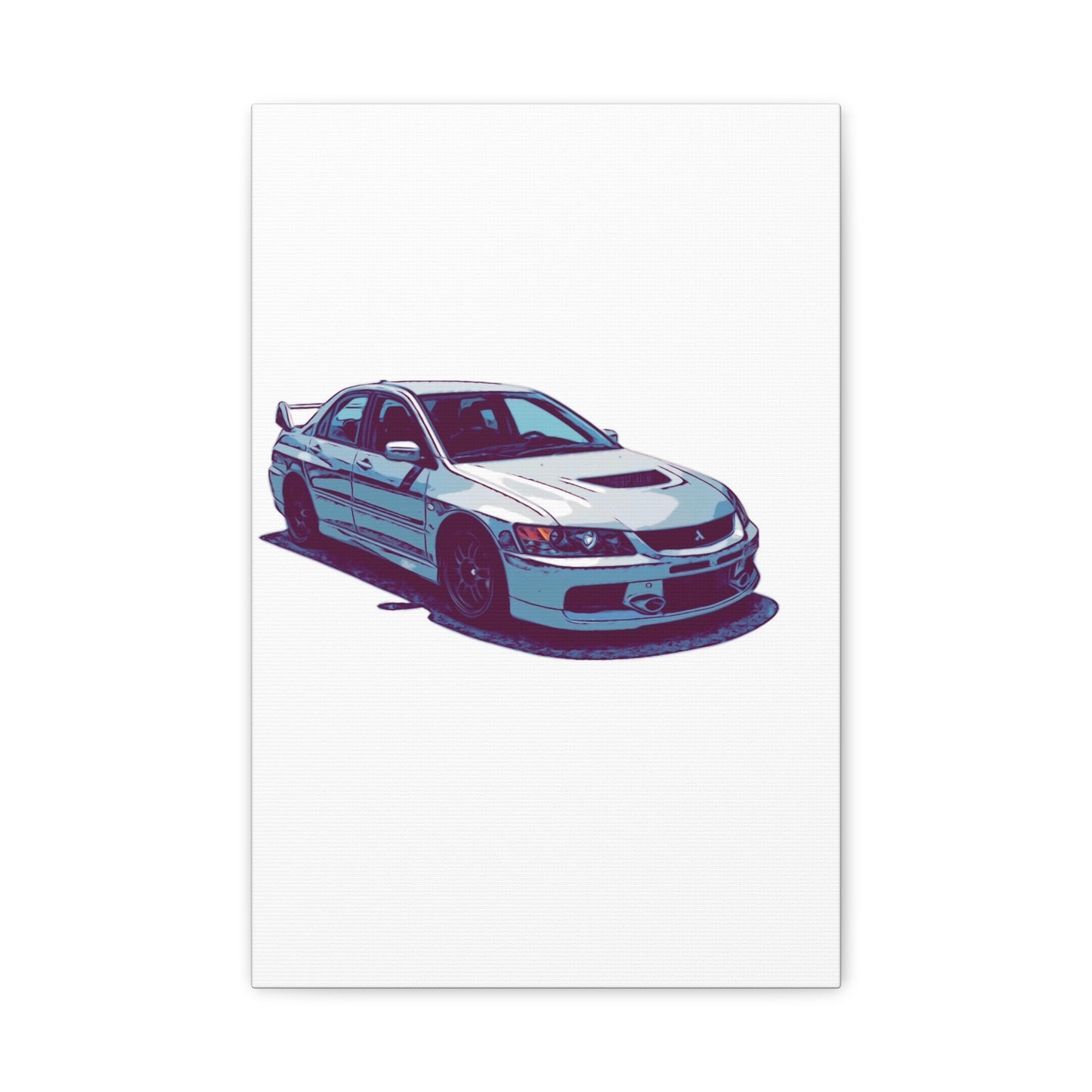 Rally Bloodline – Turbo Performance Sedan Comic Car Wall Art