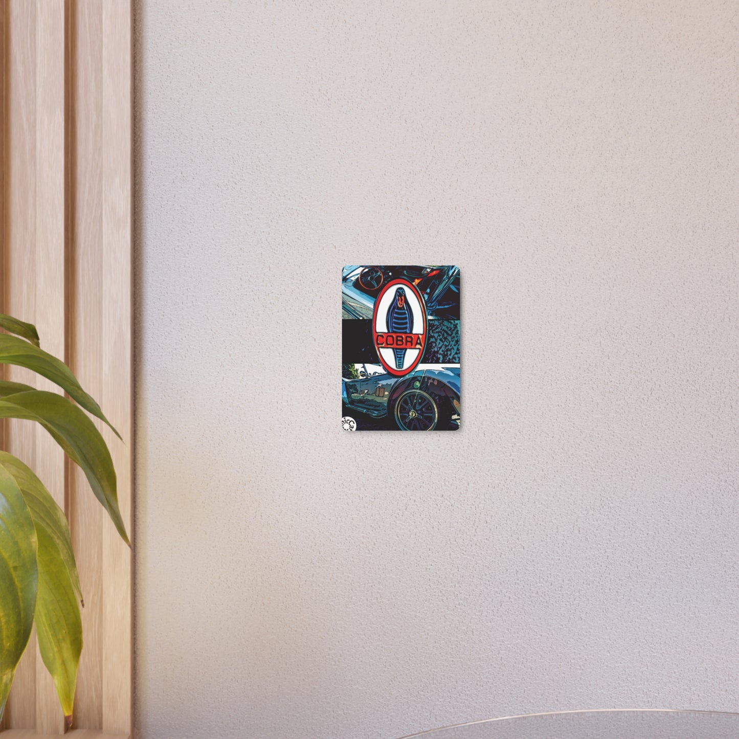 Comic My Ride Metal Art Sign Aluminum Wall Decor with Hanging Hook Multiple Sizes Available