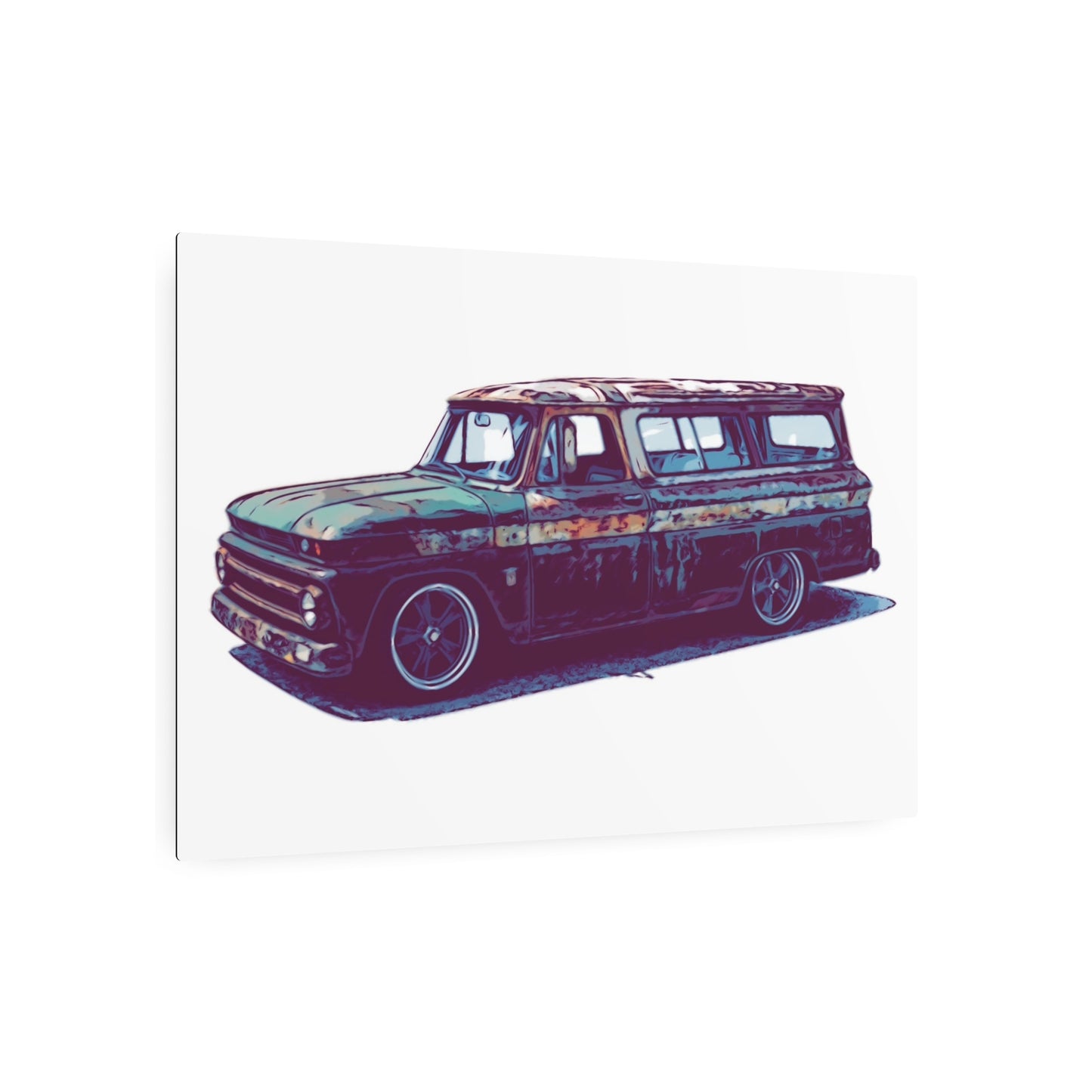 Rustline Voyager – Patina Classic Suburban Comic Wall Art