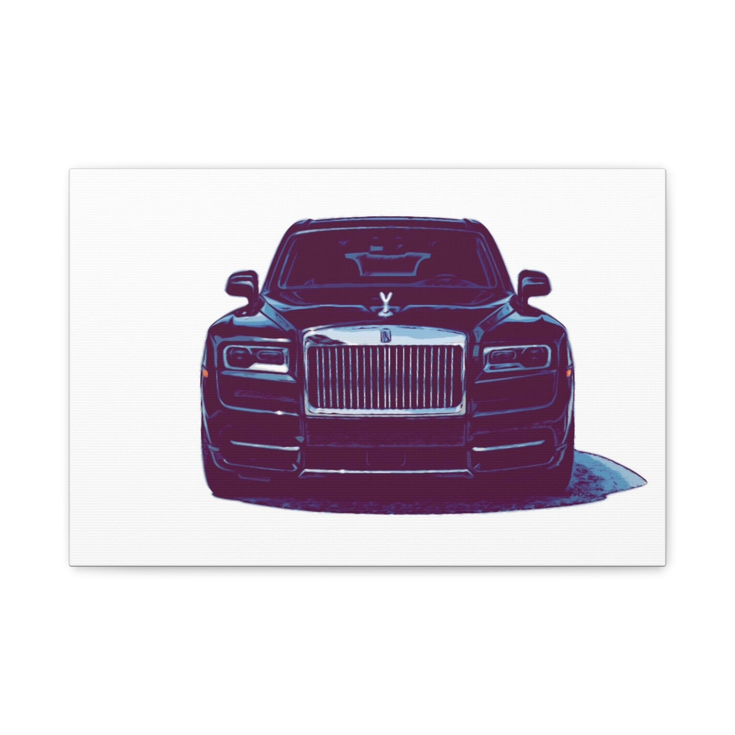 Silent Authority – Luxury Sedan Comic Wall Art
