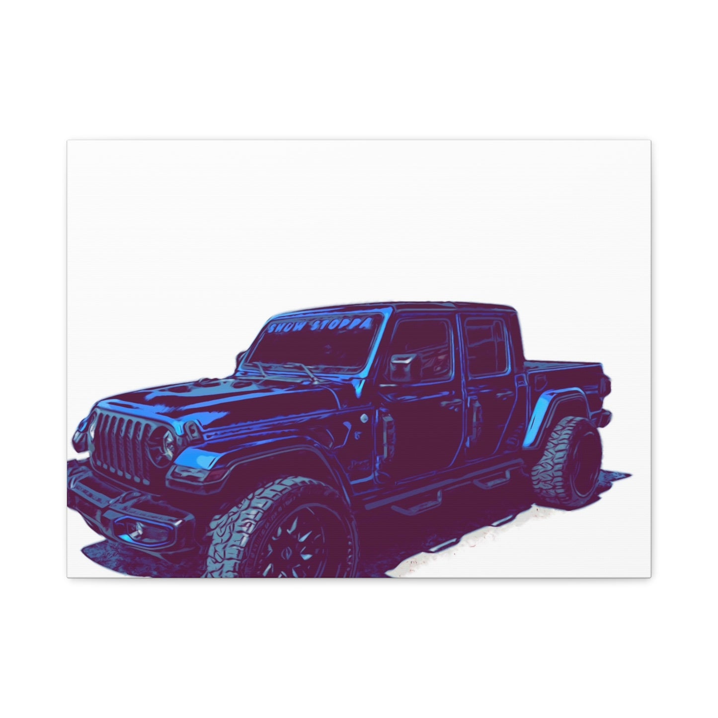 Show Stoppa – Lifted Off-Road Truck Comic Wall Art