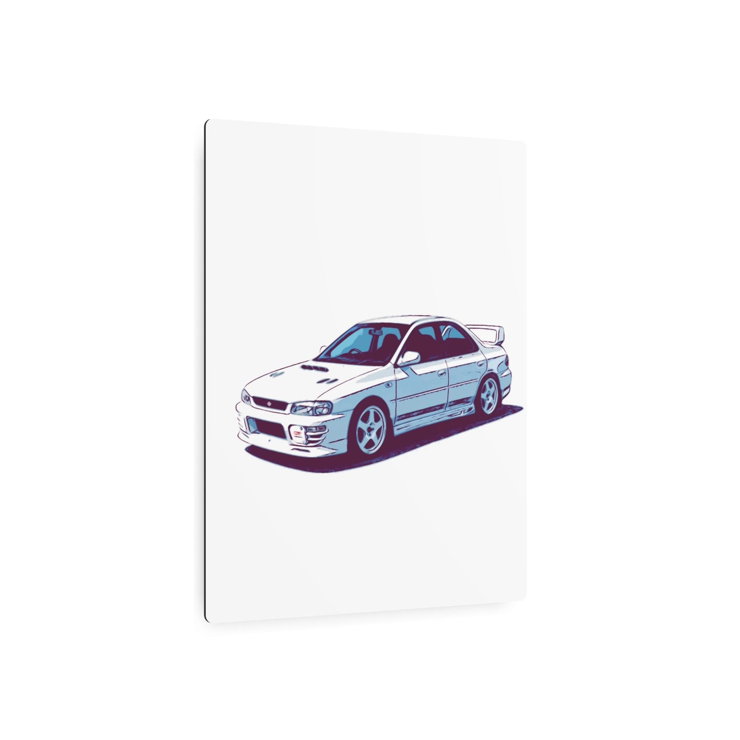 White Line Legacy – JDM Performance Sedan Comic Wall Art