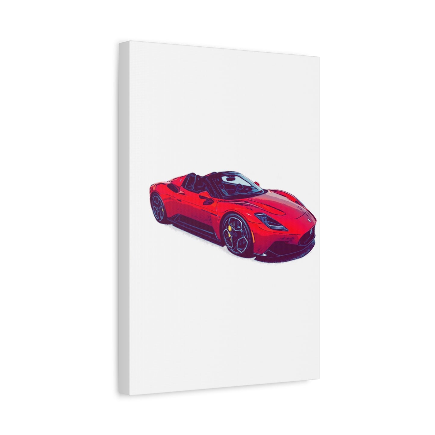 Scarlet Velocity – Modern Exotic Convertible Comic Wall Art