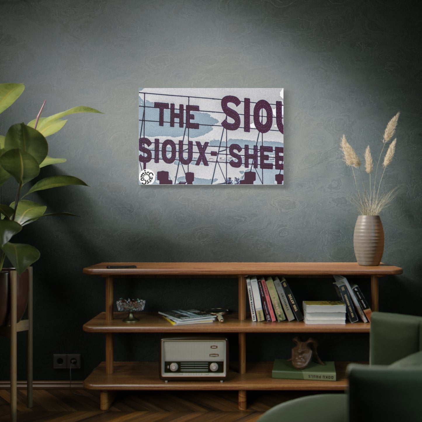 Sioux Falls City Matte Canvas Wall Art Urban Decor