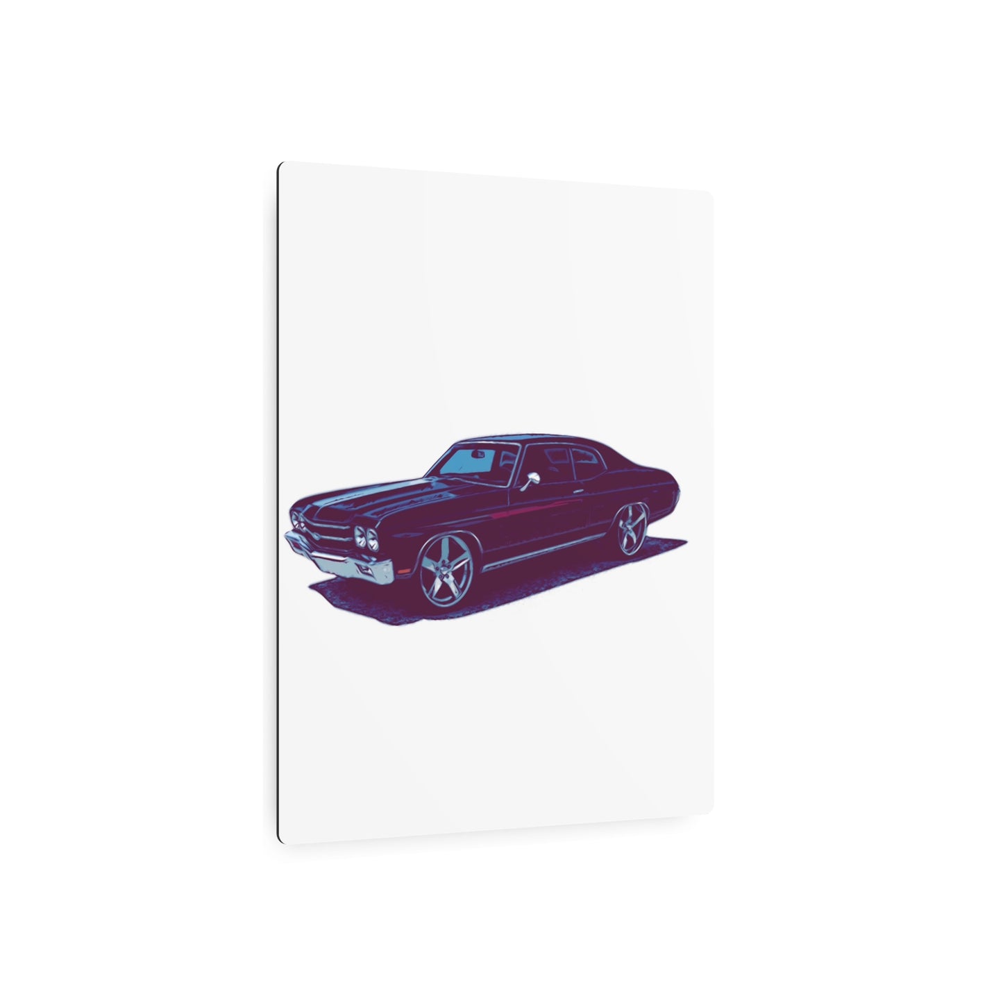 Steelline Sovereign – Classic Muscle Sedan Comic Wall Art