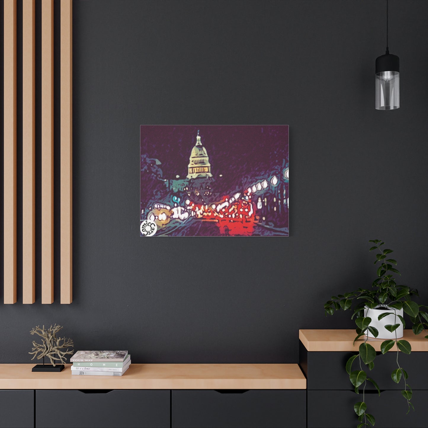 Washington DC Cityscape Matte Canvas Wall Art