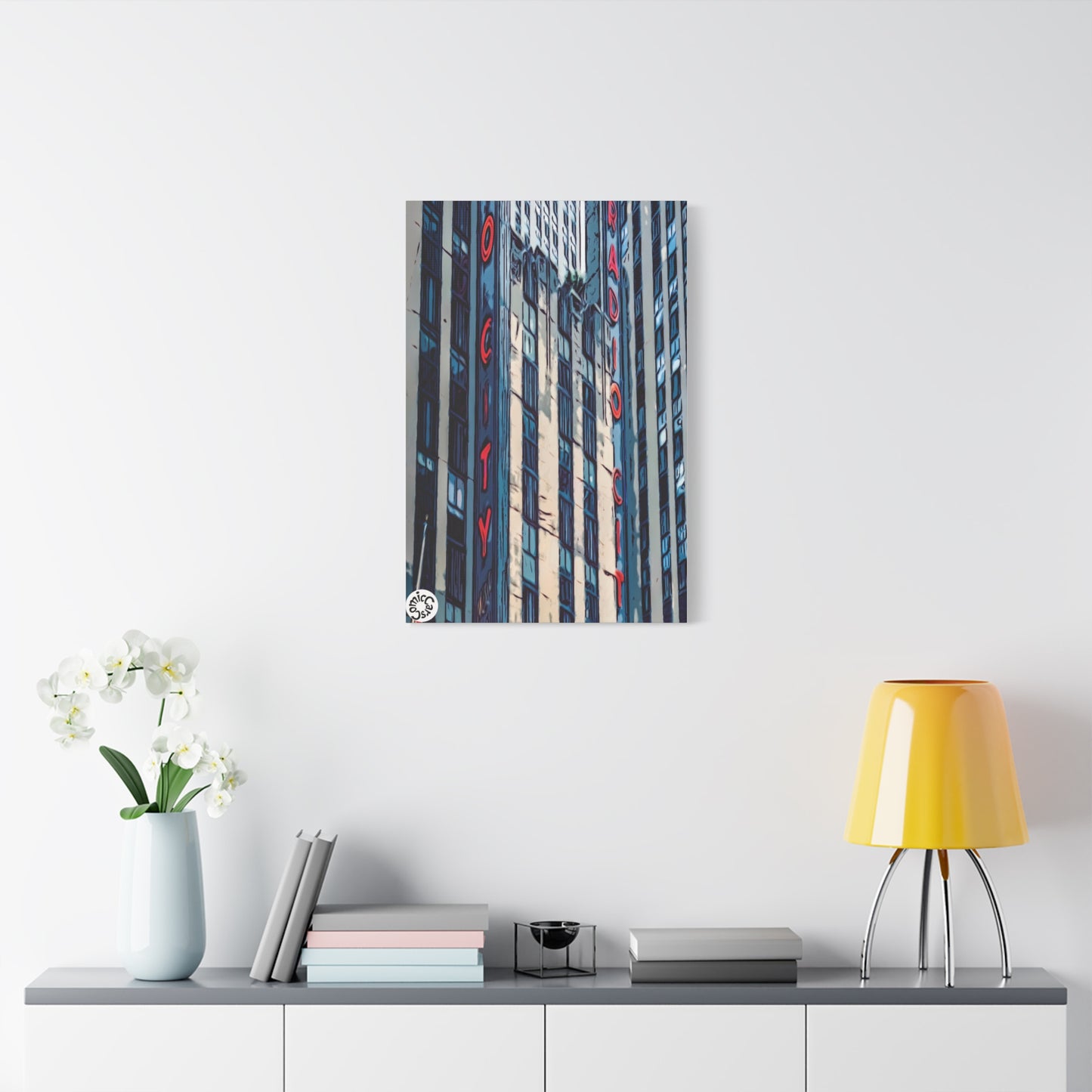 New York City Matte Canvas Wall Art Urban Decor Statement Piece