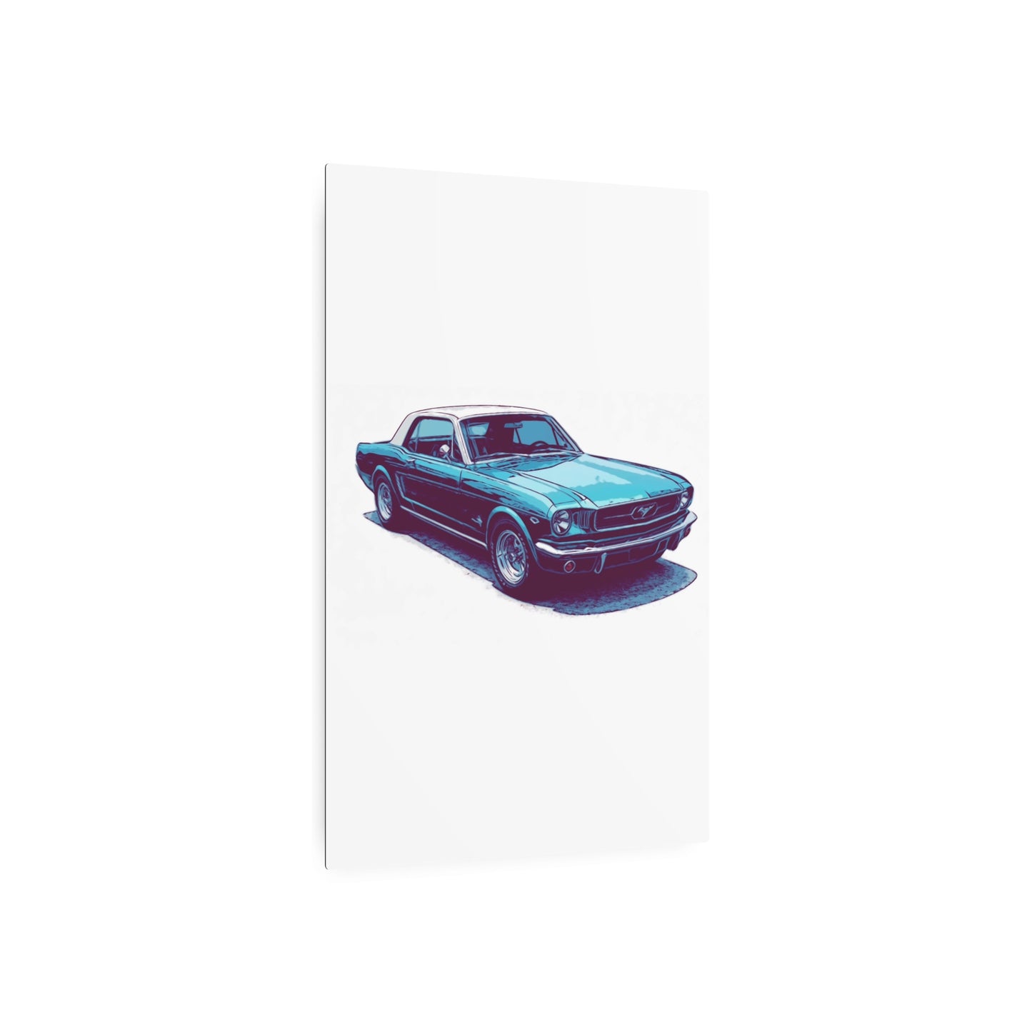 First-Gen Freedom – Classic Pony Car Comic Car Wall Art