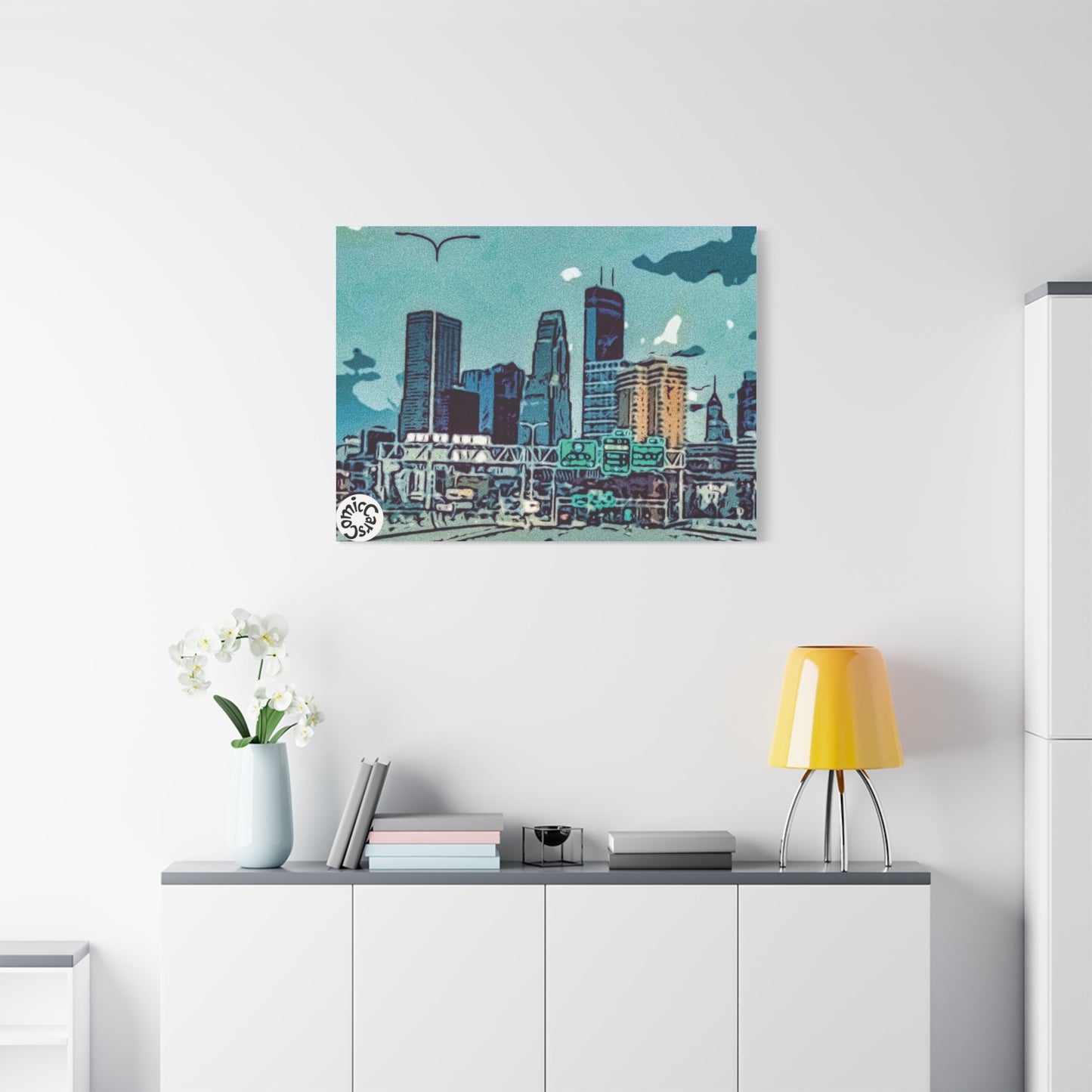 Minneapolis Cruises City Matte Canvas Wall Art