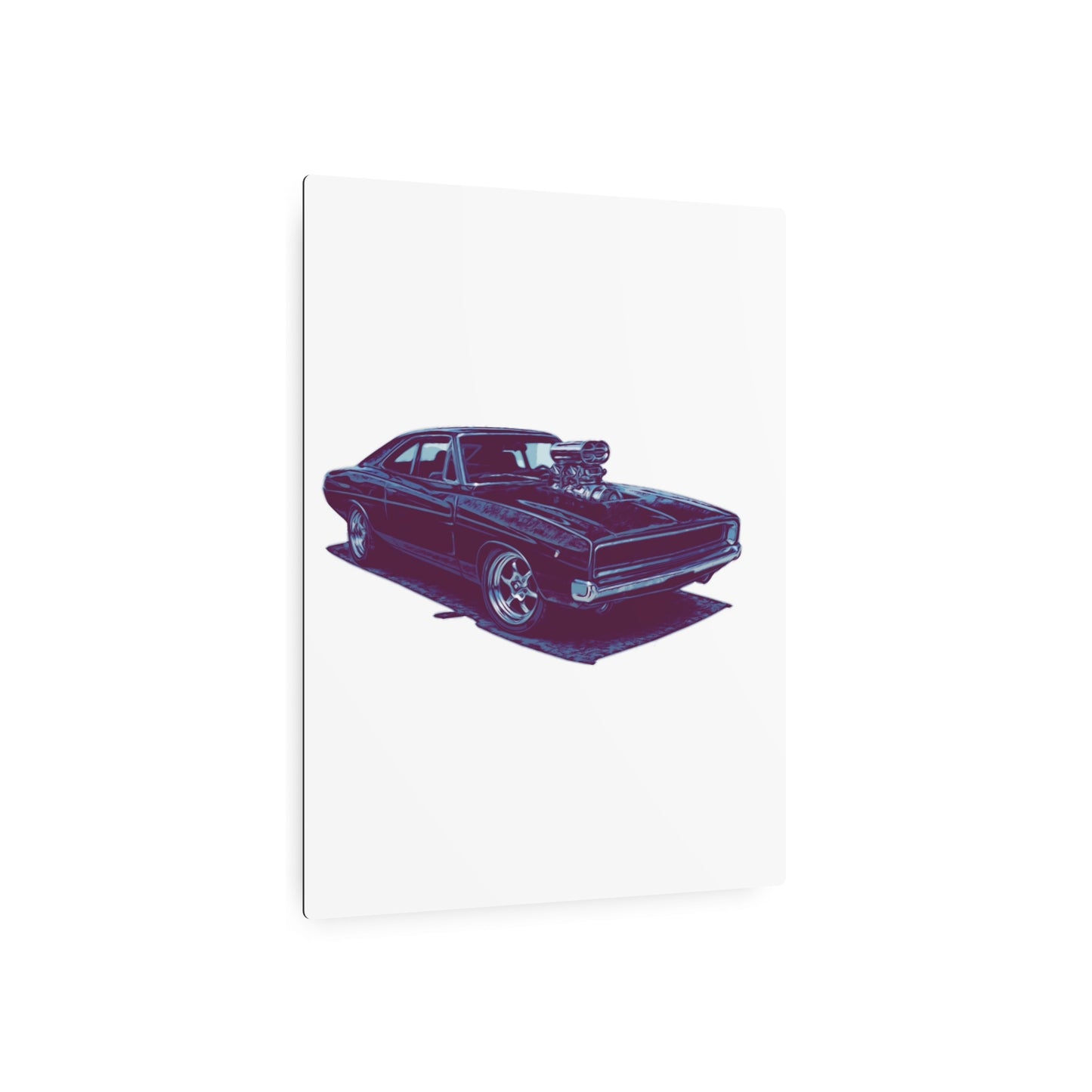 Boosted Legacy – Supercharged Classic Muscle Comic Car Wall Art