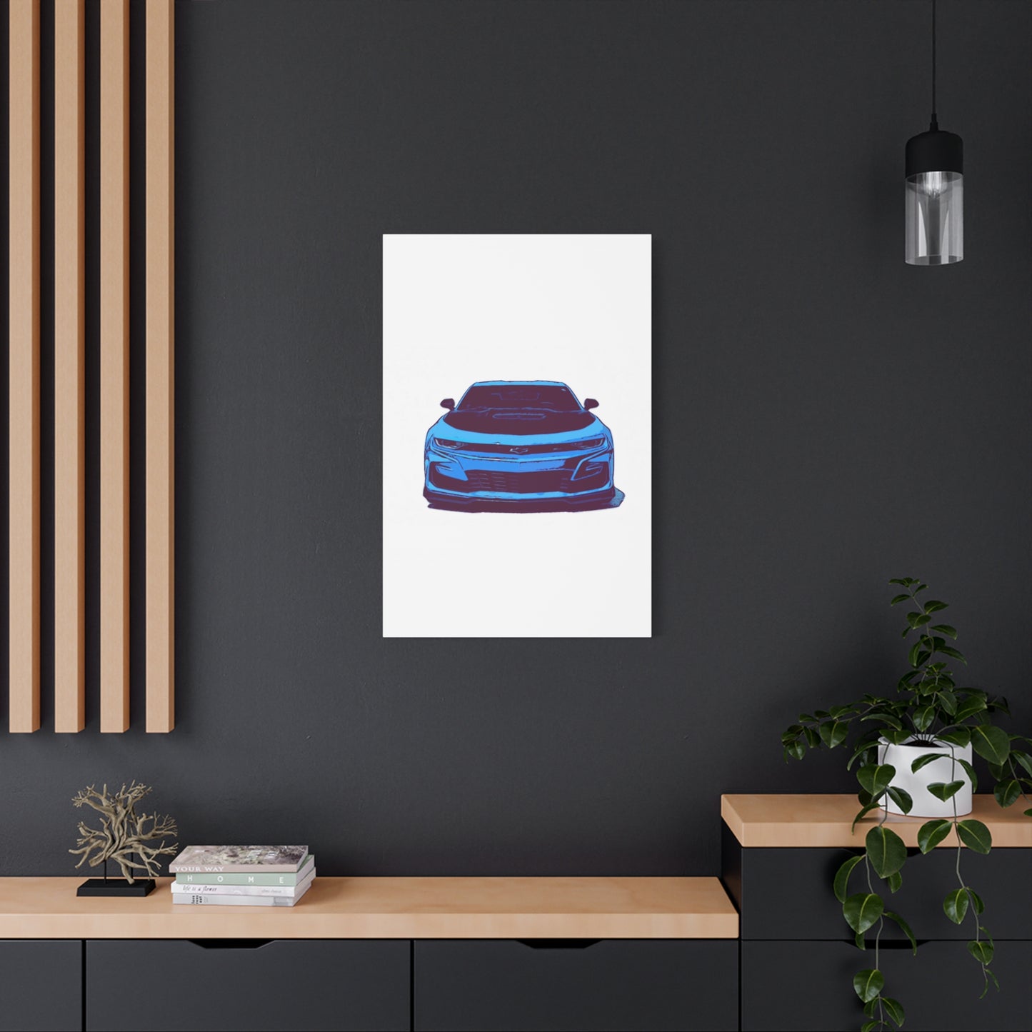 Frontline Muscle – Modern Performance Comic Car Wall Art