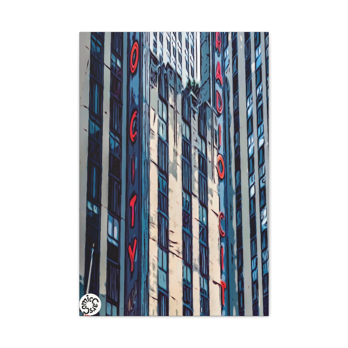 New York City Matte Canvas Wall Art Urban Decor Statement Piece