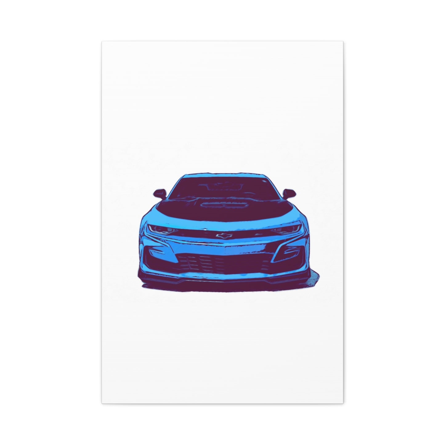 Frontline Muscle – Modern Performance Comic Car Wall Art