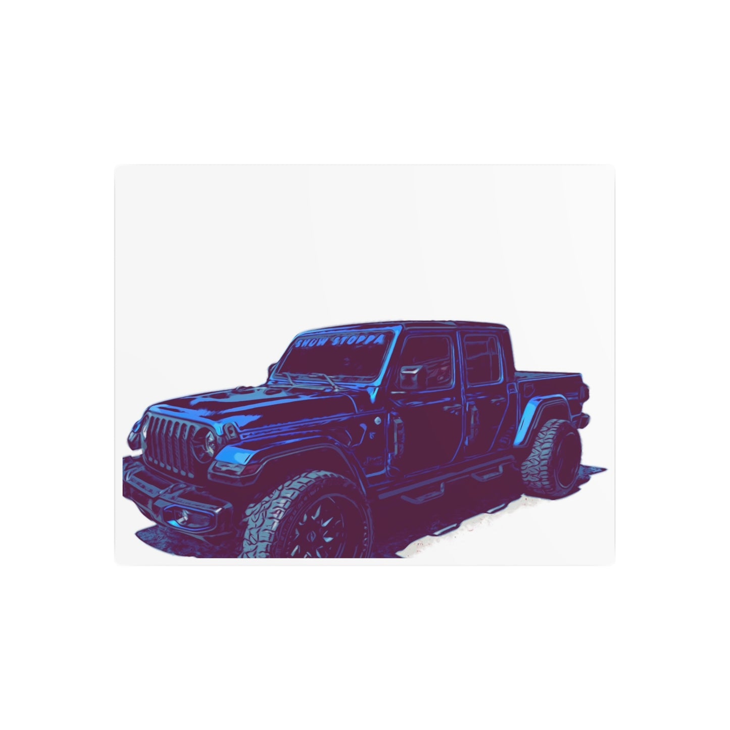 Show Stoppa – Lifted Off-Road Truck Comic Wall Art