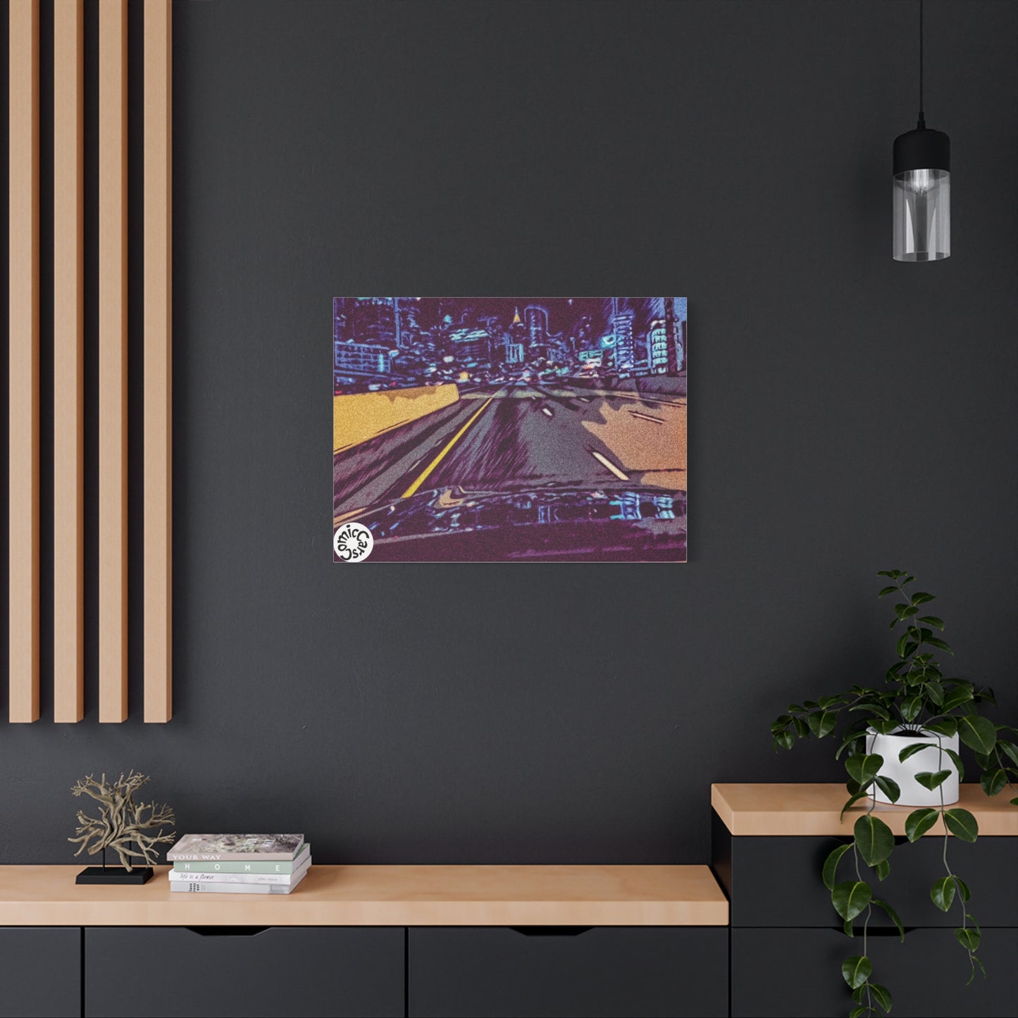 Atlanta Night Cruises, City, Matte Canvas Wall Art