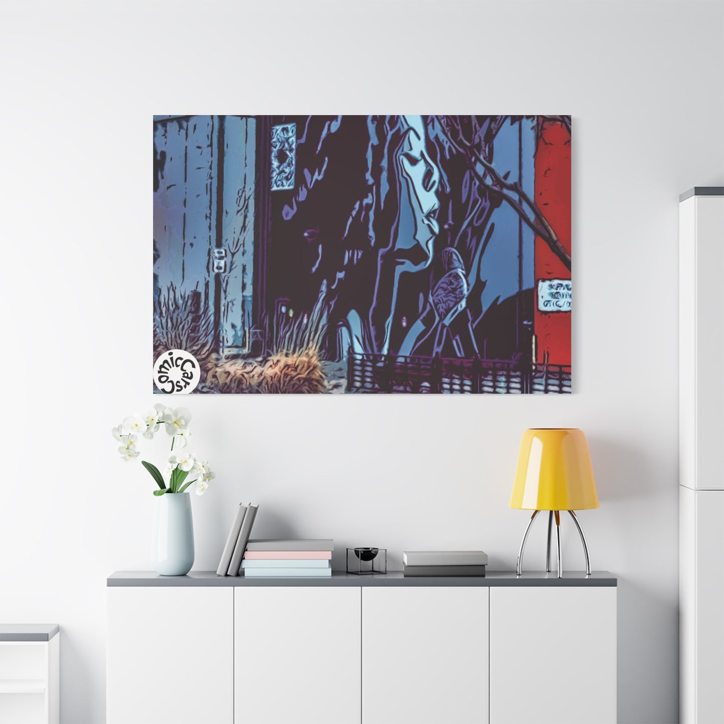 Sioux Falls Street Art Matte Canvas Wall Art Urban Home Decor