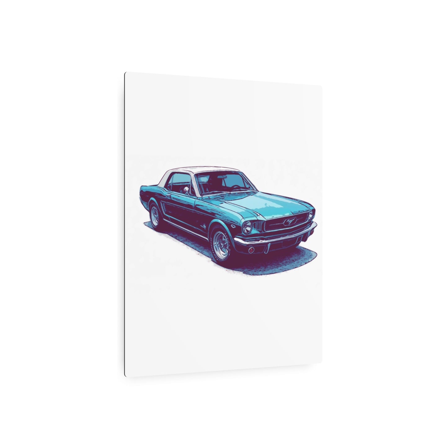 First-Gen Freedom – Classic Pony Car Comic Car Wall Art