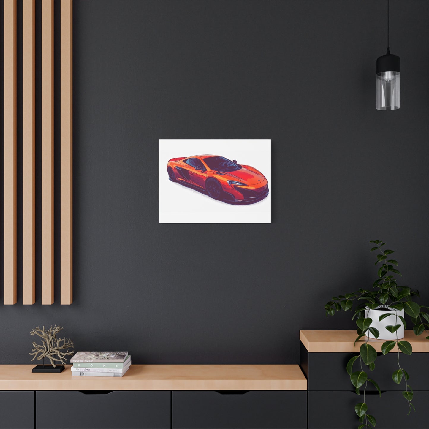 Molten Apex – Exotic Street Performance Comic Car Wall Art