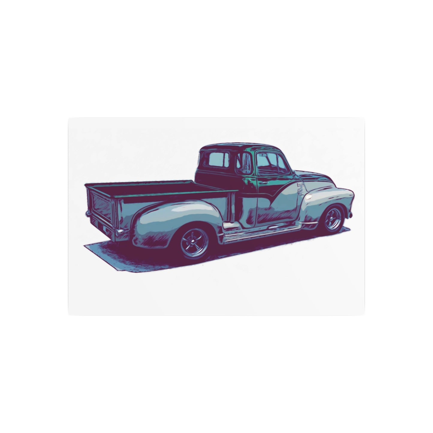 Iron Hauler ’52 – Vintage Pickup Comic Car Wall Art