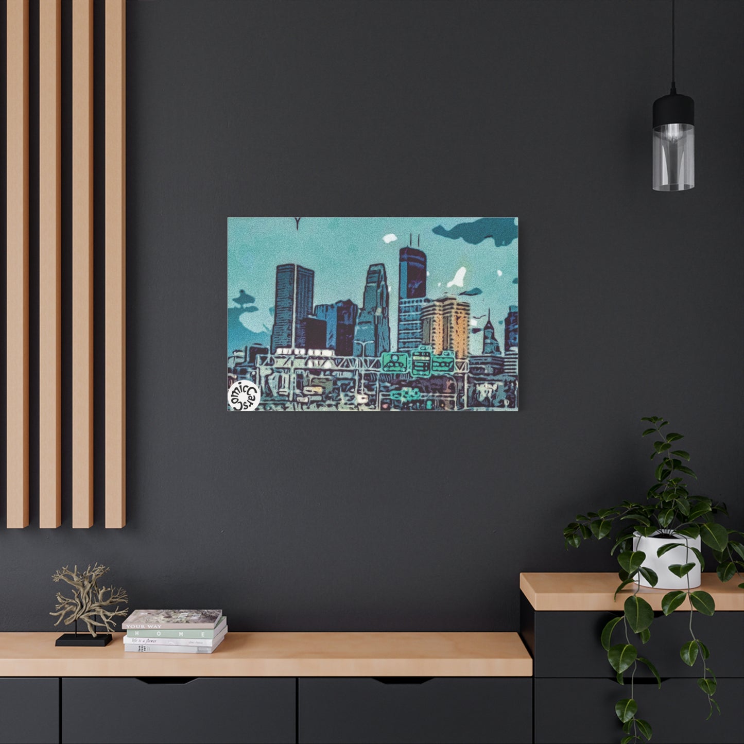 Minneapolis Cruises City Matte Canvas Wall Art