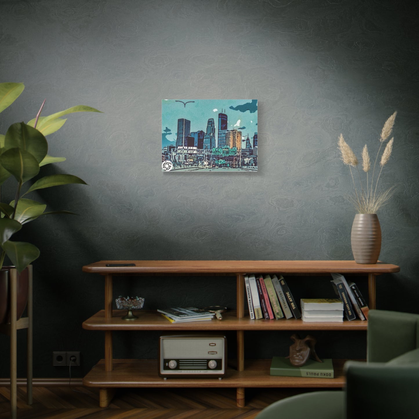 Minneapolis Cruises City Matte Canvas Wall Art