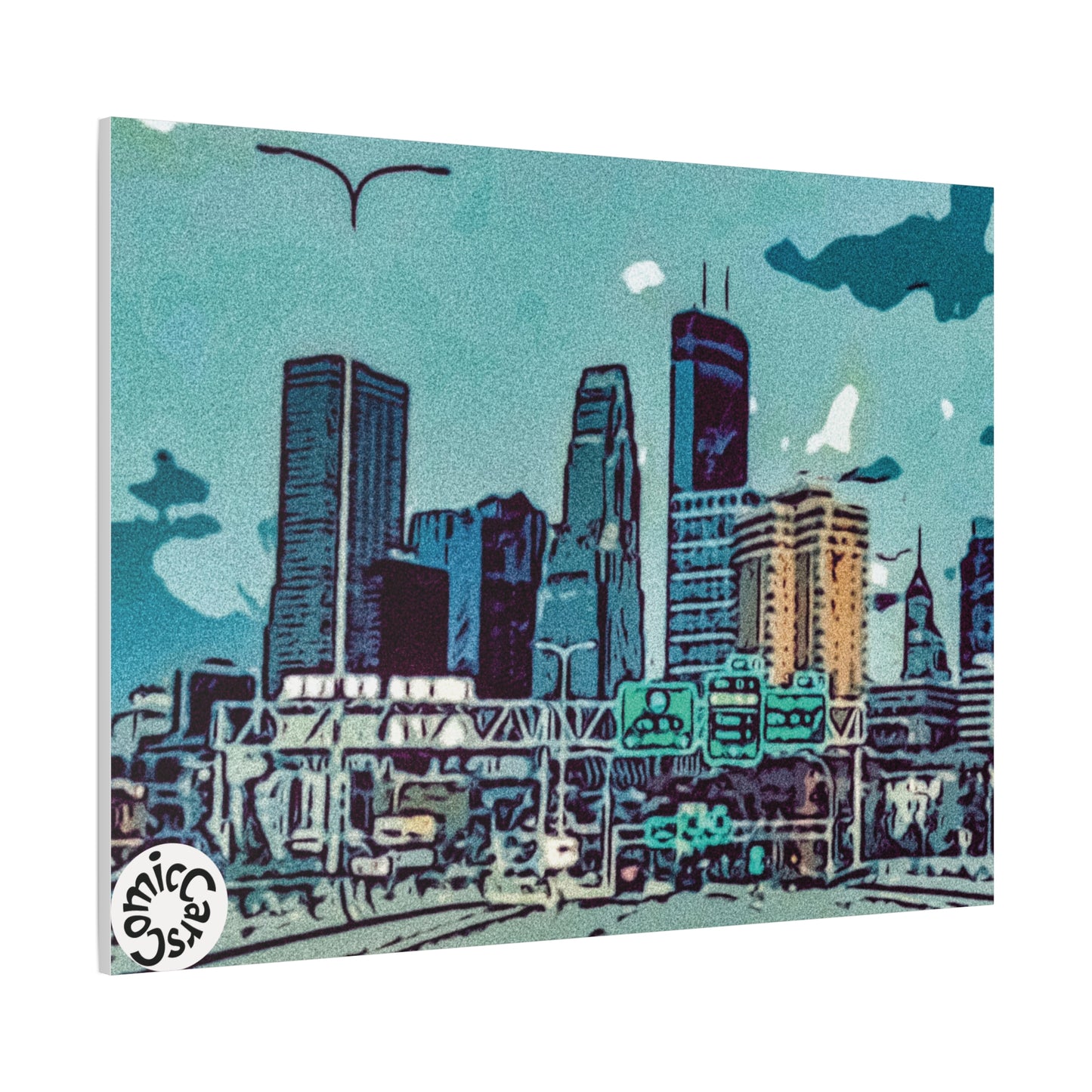 Minneapolis Cruises City Matte Canvas Wall Art
