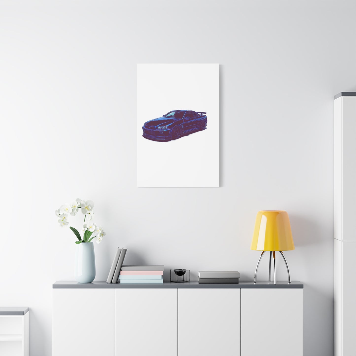 Midnight Boost – JDM Street Legend Comic Car Wall Art